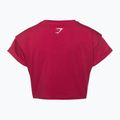 Moterų "Gymshark Training Fraction Crop Top" lava pink 6