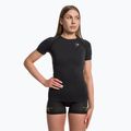 Moteriški treniruočių marškinėliai Gymshark Vital Seamless black/marl