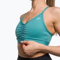 "Gymshark" treniruočių liemenėlė su raukinukais "Fauna teal fitness bra 4