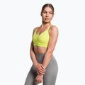 Gymshark Ruched Training Sports glitch geltonos spalvos fitneso liemenėlė