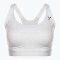 "Gymshark Racer Back Training" sportinė fitneso liemenėlė balta 6