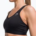 Gymshark Scoop Neck Training Sportinė fitneso liemenėlė juoda 4