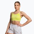 Gymshark Flex Strappy Sportinė glitch geltona marl fitneso liemenėlė