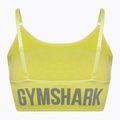 Gymshark Flex Strappy Sportinė glitch geltona marl fitneso liemenėlė 7