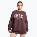 Moteriški treniruočių marškinėliai Gymshark Gfx Gslc Oversized brown
