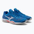 Mizuno Wave Stealth V rankinio bateliai mėlyni X1GA180024 5