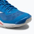 Mizuno Wave Stealth V rankinio bateliai mėlyni X1GA180024 7