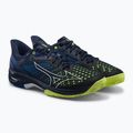 Vyriški teniso bateliai Mizuno Wave Exceed Tour 5CC navy blue 61GC2274 5