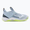 Vyriški tinklinio bateliai Mizuno Wave Momentum 2 heather/white/neo lime 2