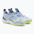Vyriški tinklinio bateliai Mizuno Wave Momentum 2 heather/white/neo lime 4