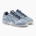 Moterų tinklinio bateliai Mizuno Thunder Blade 3 light blue V1GC217002 5