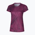 Moteriški bėgimo marškinėliai Mizuno Graphic Tee magenta haze