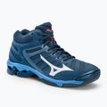 Vyriški tinklinio bateliai Mizuno Wave Voltage Mid navy blue V1GA216521