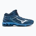 Vyriški tinklinio bateliai Mizuno Wave Voltage Mid navy blue V1GA216521 2