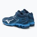 Vyriški tinklinio bateliai Mizuno Wave Voltage Mid navy blue V1GA216521 4