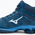 Vyriški tinklinio bateliai Mizuno Wave Voltage Mid navy blue V1GA216521 12