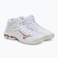 Moterų tinklinio bateliai Mizuno Wave Voltage Mid white V1GC216536 4