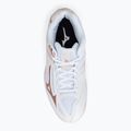 Moterų tinklinio bateliai Mizuno Thunder Blade 3 Mid white V1GC217536 6