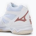 Moterų tinklinio bateliai Mizuno Thunder Blade 3 Mid white V1GC217536 11