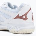 Mizuno Lightning Star Z6 vaikų tinklinio bateliai balti V1GD210336 9