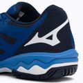Vyriški teniso bateliai Mizuno Wave Exceed Light AC navy blue 61GA221826 10