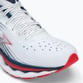 Moteriški bėgimo batai Mizuno Wave Sky 6 white/ hibiscus/ buttercup 7