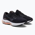Moteriški bėgimo bateliai Mizuno Wave Rider 26 odyssey grey/quicksilver/salmon 5