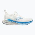 Moteriški bėgimo batai Mizuno Wave Neo Wind white/silver/peace blue 10