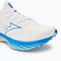 Moteriški bėgimo batai Mizuno Wave Neo Wind white/silver/peace blue 7