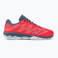 Moteriški teniso bateliai Mizuno Wave Exceed Light AC Fierry Coral 2/White/China Blue 61GA221958 2