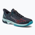 Vyriški teniso batai Mizuno Wave Exceed Tour 5 CC collegiate blue/soleil/tanager turquoise