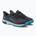 Vyriški teniso batai Mizuno Wave Exceed Tour 5 CC collegiate blue/soleil/tanager turquoise 4