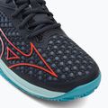 Vyriški teniso batai Mizuno Wave Exceed Tour 5 CC collegiate blue/soleil/tanager turquoise 7