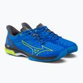Vyriški teniso batai Mizuno Wave Exceed Tour 5 CC peace blue/acid lime/iron gate 4