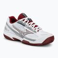 Moteriški teniso bateliai Mizuno Break Shot 4 CC white/cabernet/papyrus