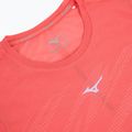 Moteriški bėgimo marškinėliai Mizuno Aero Tee sunkissed coral 3