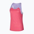 Moteriškas bėgimo tank topas Mizuno DryAeroFlow Tank sunkissed coral