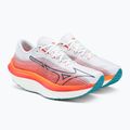 Mizuno Wave Rebellion Pro baltai oranžiniai bėgimo bateliai J1GC231701 4