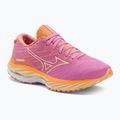 Moteriški bėgimo bateliai Mizuno Wave Rider 26 Roxy cyclamen/white/mockorang