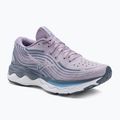 Moteriški bėgimo bateliai Mizuno Wave Skyrise 4 wisteria/white/chinablue
