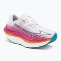 Mizuno Wave Rebellion Pro bėgimo bateliai baltos ir rožinės spalvos J1GD231721