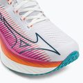 Mizuno Wave Rebellion Pro bėgimo bateliai baltos ir rožinės spalvos J1GD231721 10