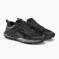 Vyriški bėgimo bateliai Mizuno Wave Ibuki 4 GTX black/metallic grey/dark shadow 5