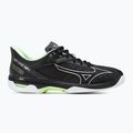 Vyriški teniso bateliai Mizuno Wave Exceed Tour 5 AC black/silver/techno green 2