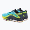 Vyriški bėgimo bateliai Mizuno Wave Sky 7 jet blue/white/bolt2neon 5