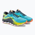 Vyriški bėgimo bateliai Mizuno Wave Sky 7 jet blue/white/bolt2neon 6