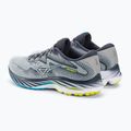 Vyriški bėgimo bateliai Mizuno Wave Rider 27 pearl blue/white/bolt2neon 5