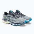 Vyriški bėgimo bateliai Mizuno Wave Rider 27 pearl blue/white/bolt2neon 6