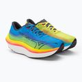 Vyriški bėgimo bateliai Mizuno Wave Rebellion Pro bolt2neon/ombre blue/jet blue 4