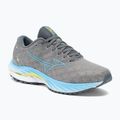 Vyriški bėgimo bateliai Mizuno Wave Inspire 19 grey/jet blue/bolt2neon